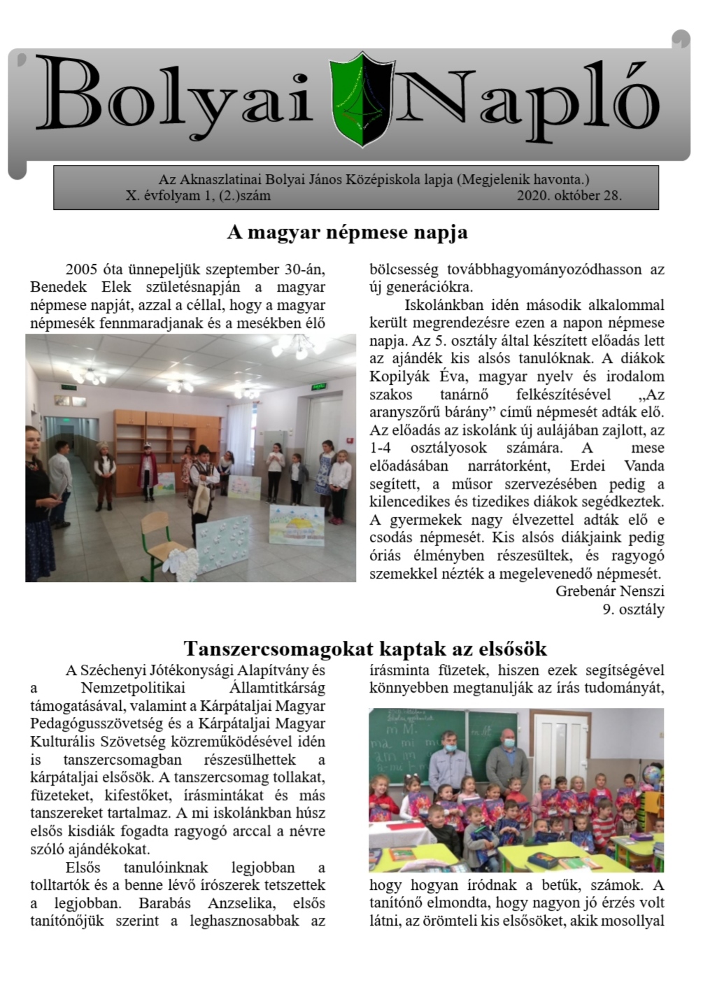  Bolyai Napl?? 2020-2